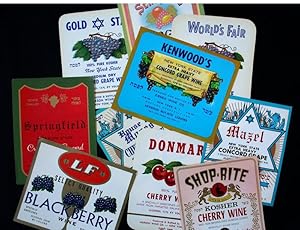 Vintage New York Kosher Wine Labels