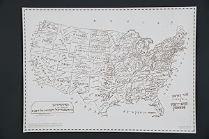 Yiddish-Language Map of the United States