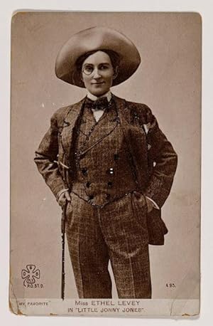 Photo Postcard of Miss Ethel Levey in 'Little Jonny Jones'