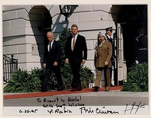 Oslo Peace Accords Photograph, Signed