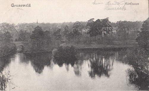 Herthasee Ansichtskarte In Lichtdruck Abgestempelt 1907 By Berlin Grunewald 1905 Manuscript Nbsp Nbsp Paper Nbsp Collectible Antiquariat Heinz Tessin
