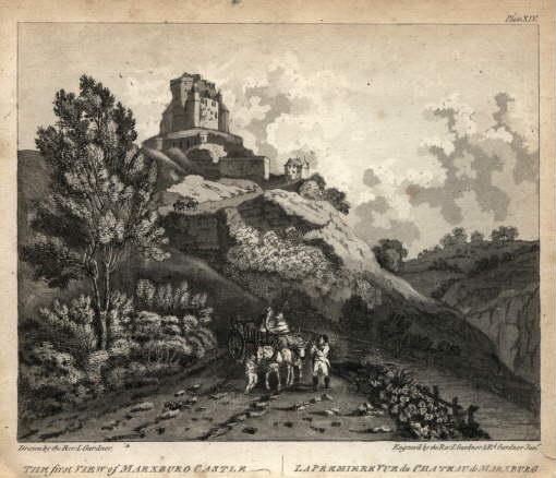 Ansicht Der Burg Katz The First View Of Marxburg Castle Aquatinta Kupferstich Von J Gardnor Von Marxburg 1791 Kunst Nbsp Nbsp Grafik Nbsp Nbsp Poster Antiquariat Heinz Tessin