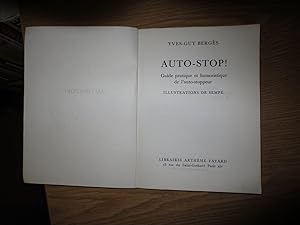 Auto-Stop! Guide pratique et humoristique de l'auto - stoppeur, illustrations de sempé