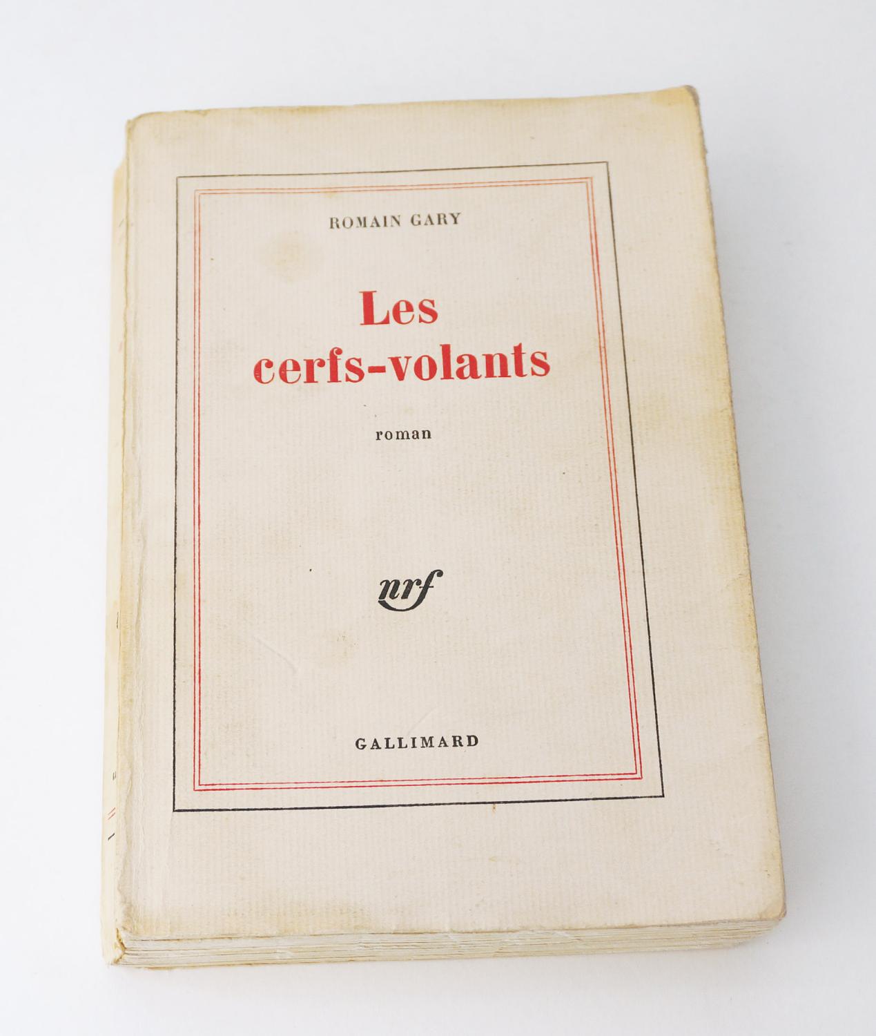 Les Cerfsvolants by GARY Romain Bon Broché, couverture à rabats (1980