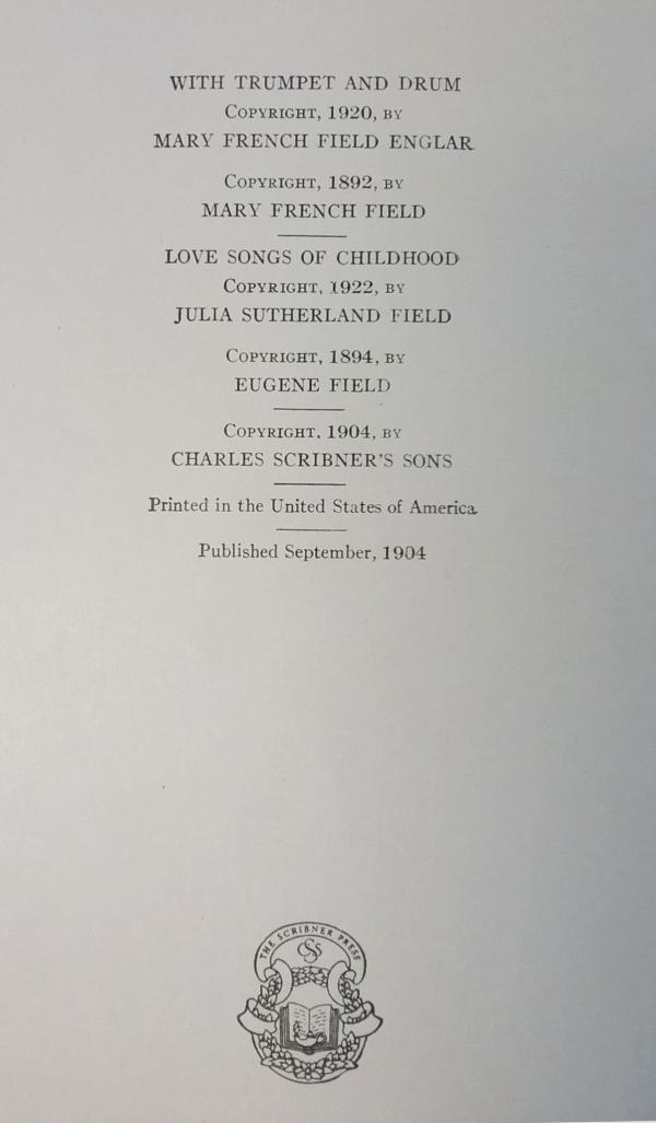 Poems of Childhood by Eugene Field (First Edition) Maxfield Parrish ...