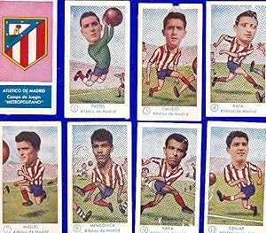 LOTE DE CROMOS. SUELTOS; 3,00 ?. FÚTBOL CAMPEONATO 1958 1959. ATLÉTICO DE MADRID. GRÁFICAS EXCELS...