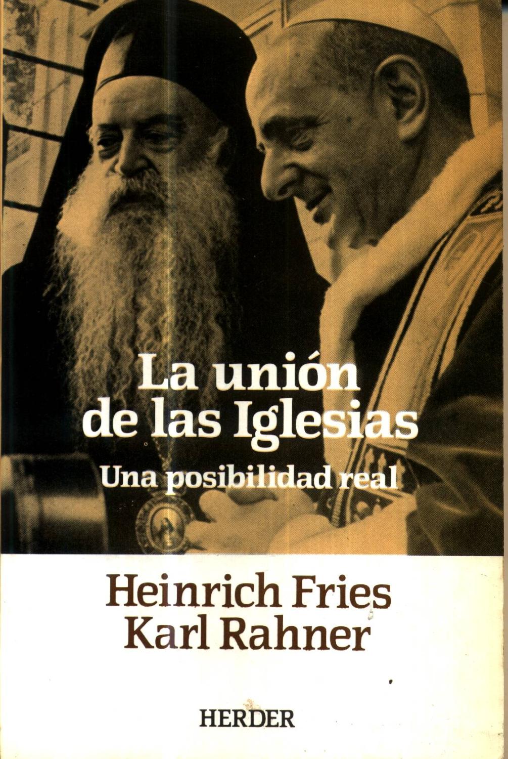 LIBERACION HUMANA Y UNION DE LAS IGLESIAS