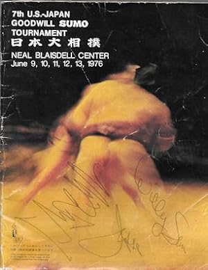 7th U.S.-Japan Goodwill Sumo Tournament, Neal Blaisdell Center (autographed program)
