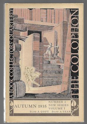 The Colophon New Series : A Quarterly for Bookmen, Autumn 1935 (Vol. I, No. 2)
