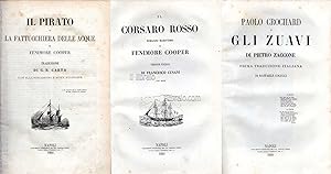 Il pirato o la fattucchiera delle acque - Il corsaro rosso. Romanzo marittimo - Paolo Crochard o ...