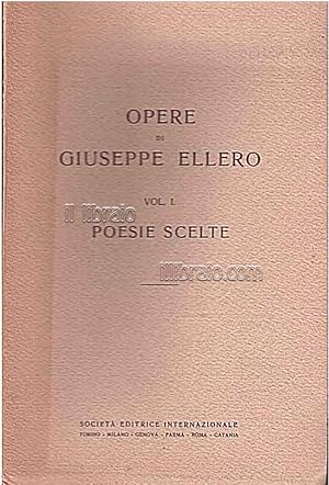 Opere I: Poesie scelte