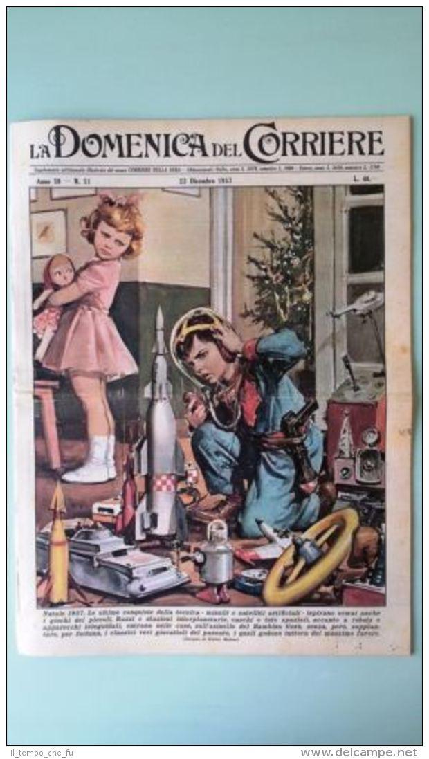 La Domenica del Corriere 22 dicembre 1957 Natale - Codogno - Capitano Morgan