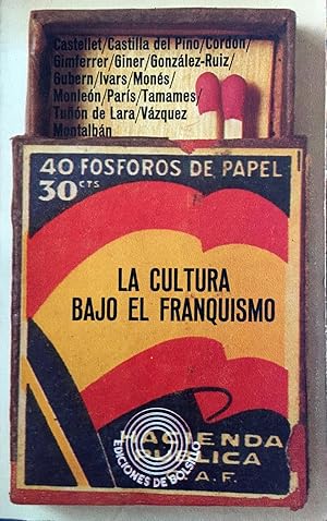 La cultura bajo el franquismo.