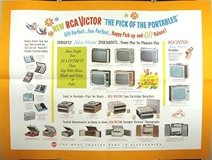 New RCA Victor "The Pick of the Portables" Gift-perfect . . . Fun-perfect . . . Happy Pick-Up-and...