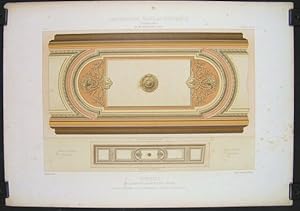 Vestibule. Rue du faub.g St. Honore, No 76, a Paris_Plafond par M.M. Delarue, Archte, et Delapier...