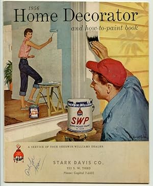 1956 Home Decorator and how-to-paint book.