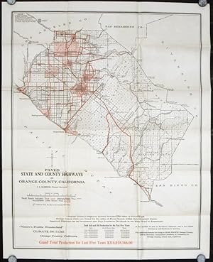 Paved State and County Highways in Orange County California.