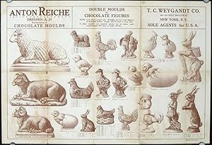 Anton Reiche Aktiengesellschaft Chocolate Moulds. Double Moulds for Chocolate Figures. T. C. Weyg...