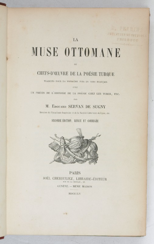 viaLibri ~ La Muse Ottomane ou Chefs-d'Oeuvre de la Poésie Turque ...