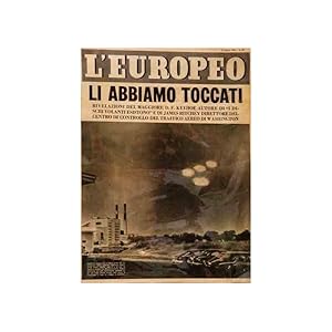 L'EUROPEO SETTIMANALE POLITICO DI ATTUALITA ANNO VIII N. 34 13 AGOSTO 1952