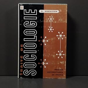 Gurvitch Georges Traité Sociologie Volumes Abebooks - 