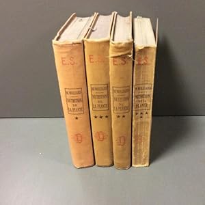 Nutrition de la plante, échanges d\'eau et de substances minérales (4 volumes)