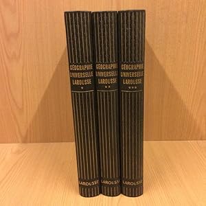 Géographie universelle Larousse (3 volumes)