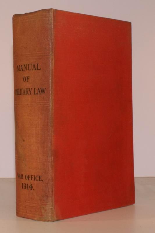 Manual Of Military Law War Office 1914 - 