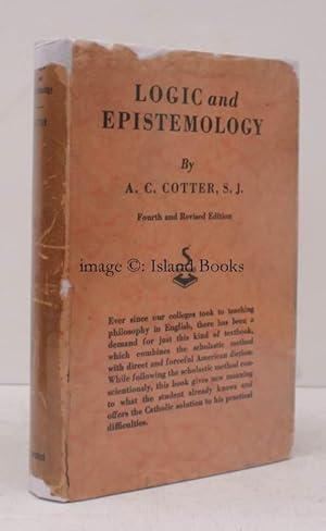 Logic and Epistemology. Fourth and Revised Edition. [Fifth Impression]. IN UNCLIPPED DUSTWRAPPER