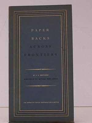 Paper-Backs across Frontiers. FINE SIGNED COPY