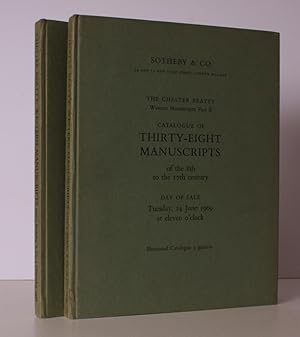 Chester Beatty Western Manuscripts Parts I and II. 3 December 1968 and 24 June 1969. Sale Codes: ...