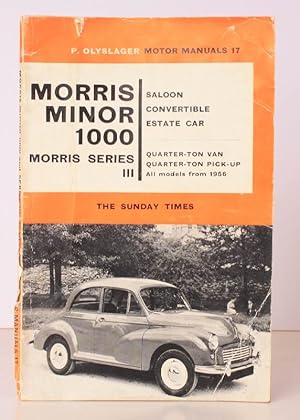 Handbook for the Morris Minor 1000. Saloon. Convertible. Estate Car. Morris Series III. Quarter-T...