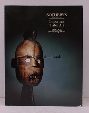 [Sale Catalogue of] Important Tribal Art. 21 June 1993. Sale Code: OLIVE.