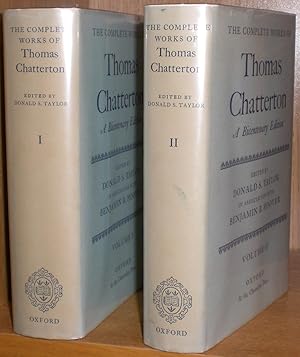 The Complete Works of Thomas Chatterton: A Bicentenary Edition. Edited by Donald S. Taylor in ass...