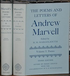 The Poems & Letters of Andrew Marvell. Edited by H.M. Margoliouth. Third Edition, Revised by Pier...