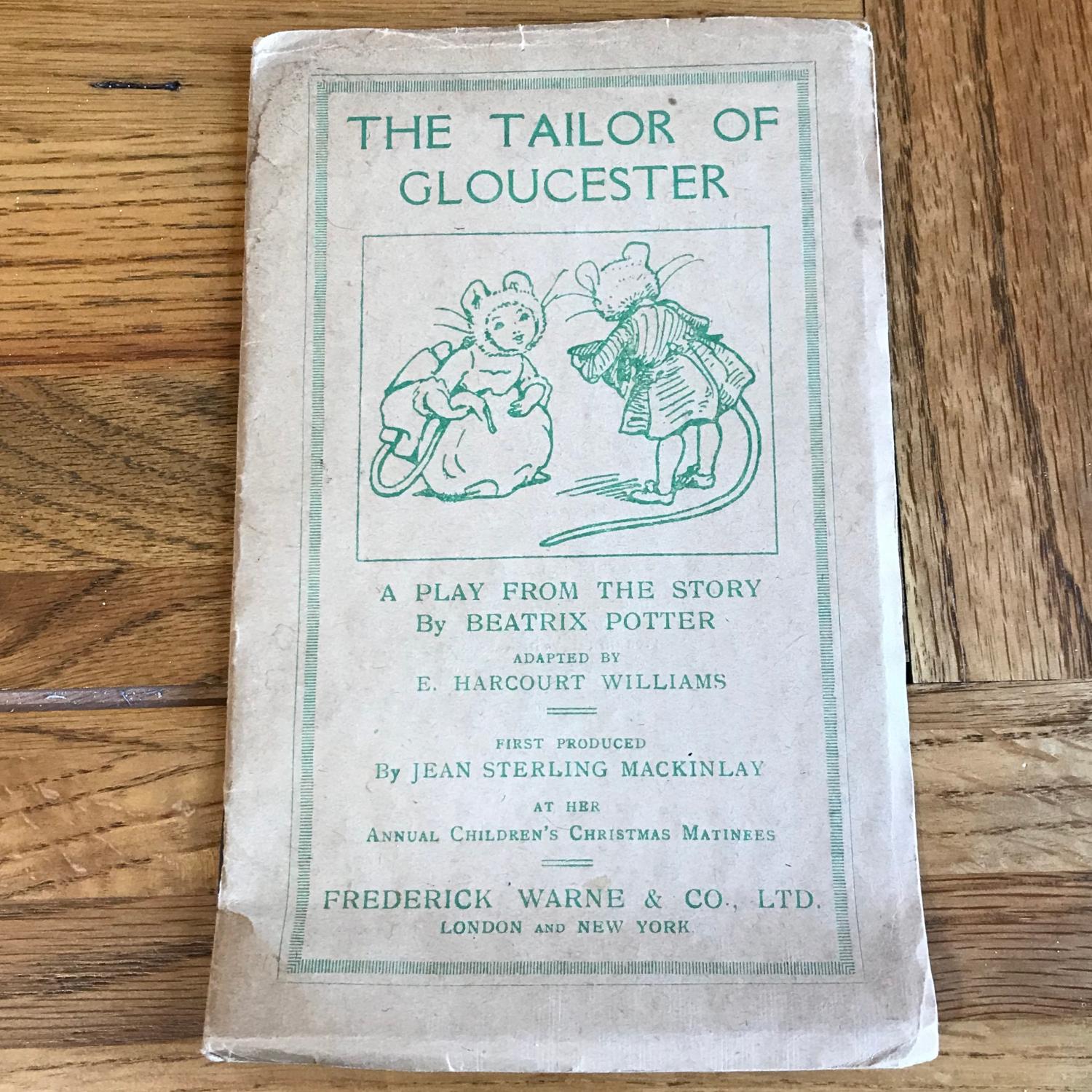 the tailor of gloucester book