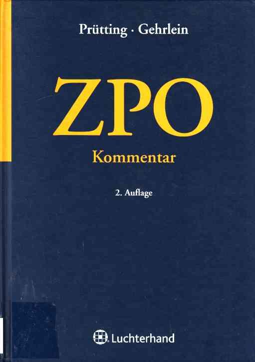 ZPO-Kommentar: Neu: Mit Unterlassungsklagengesetz