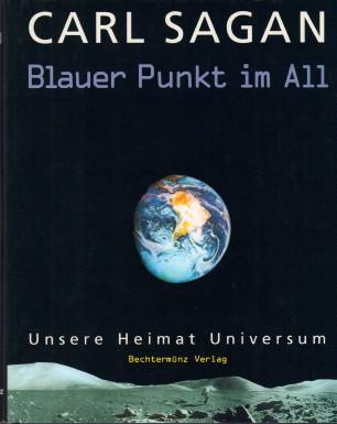 Blauer Punkt im All