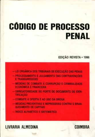 codigo de processo penal. Aprovado pelo decreto decreto-lei nº 78/87 de 17 de fevreiro.