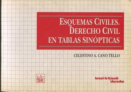 ESQUEMAS CIVILES. dERECHO CIVIL EN TABLAS SINOPTICAS. - CANO TELLO Celestino A.