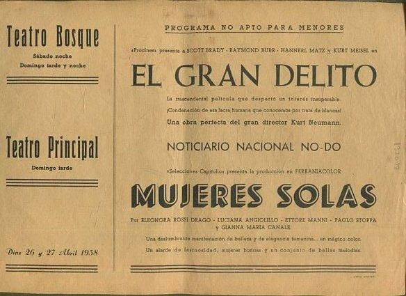 El Gran Delito No Do Mujeres Solas - 