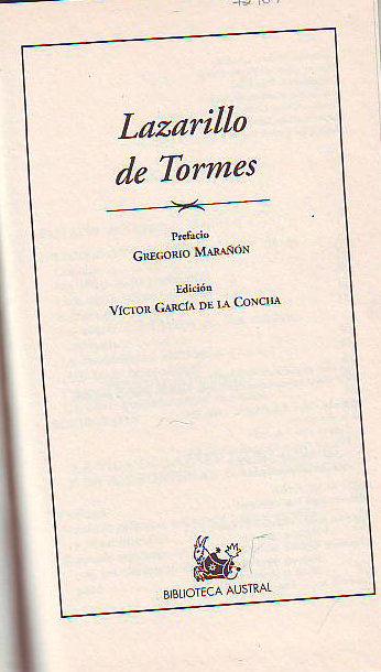 Lazarillo De Tormes