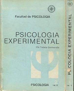 PSICOLOGIA EXPERIMENTAL. (2 TOMOS).