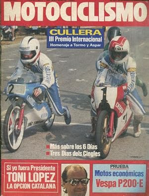 MOTOCICLISMO NÂº 874. 20 OCTUBRE 1984. CULLERA.: VV.AA.