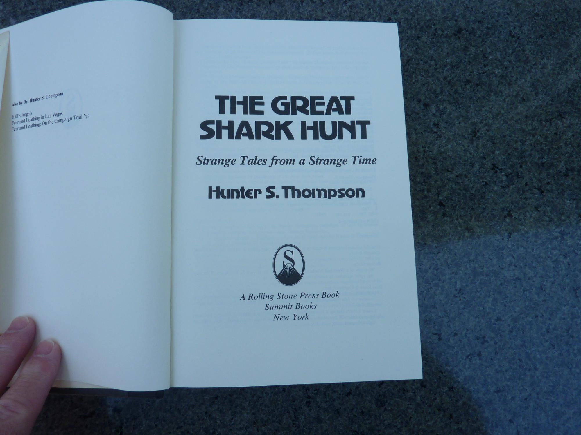 hunter s thompson the shark hunter s thompson the shark