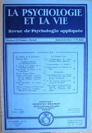 La Psychologie et La Vie