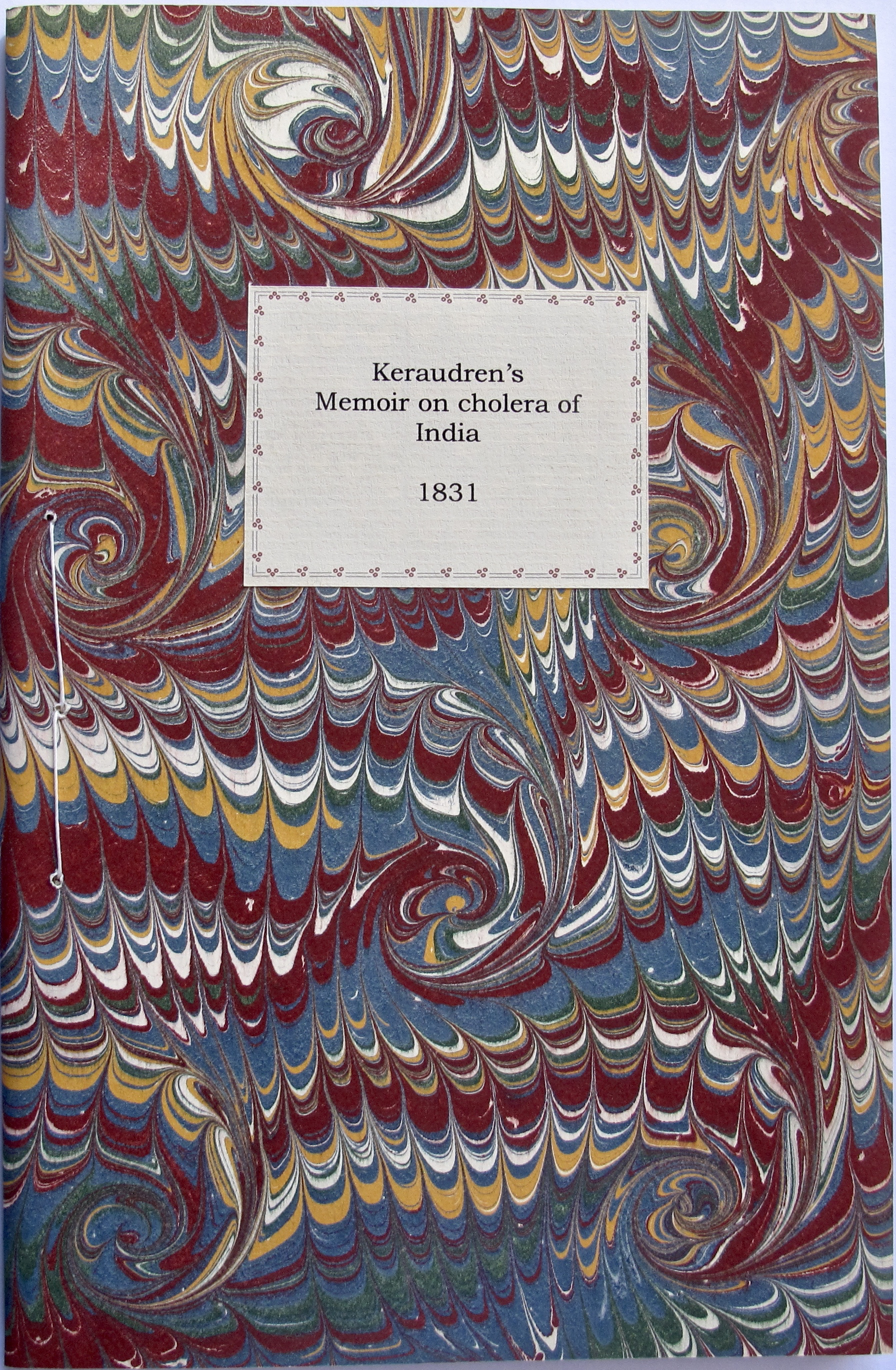Memoir Of The Cholera Morbus Of India Translated From