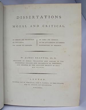 Beattie by critical dissertation james moral works