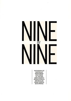 Nine by Nine: Photographs