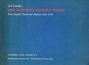 Cyril Connolly's One Hundred Modern Books from England, France and America 1880-1950